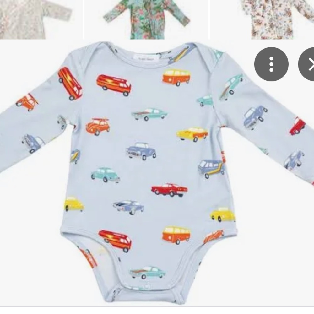 Angel Dear Cars Long Sleeve Onesie